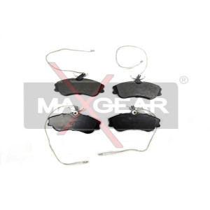 MAXGEAR 19-0549 Brzdové platničky predné pre Berlingo Xsara 306 Partner