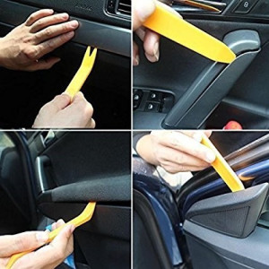 4 piezas de herramientas profesionales de eliminación de salpicadero clip panel de coche