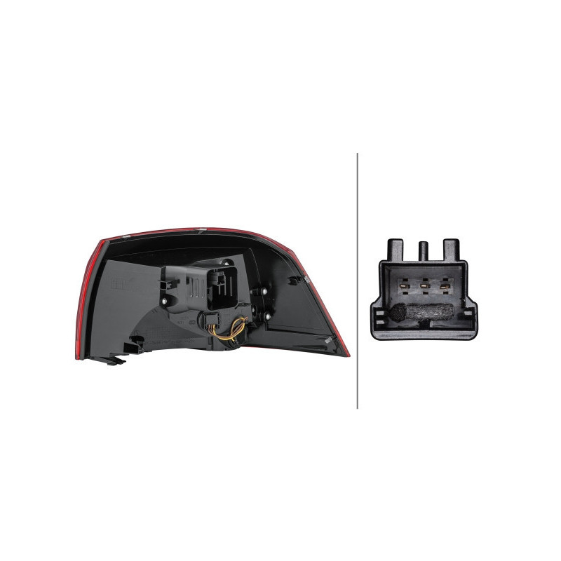 Piloto trasero  - HELLA 2SD 010 970-031