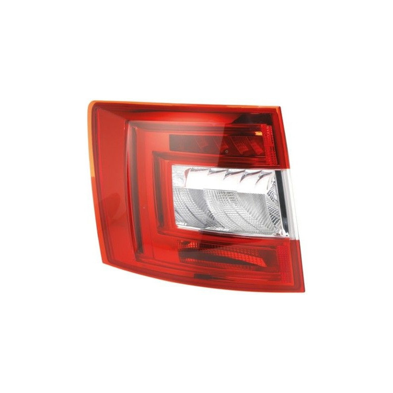 Feu Arrière Gauche pour Skoda Octavia III Break (2012-2016) HELLA 2VP 354 818-031