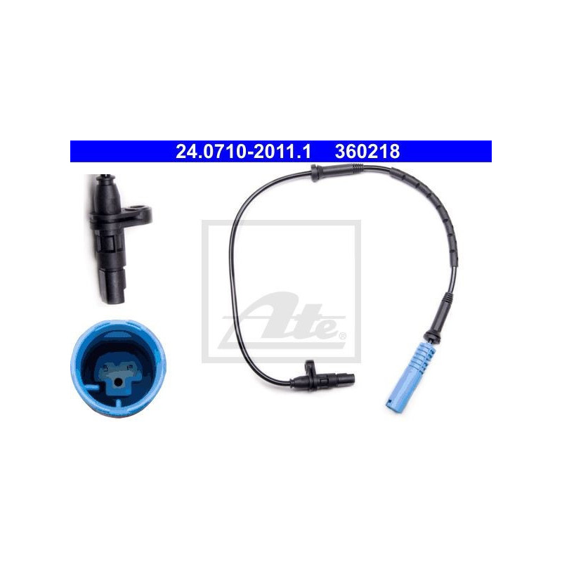 ATE 24.0710-2011.1 Sensore ABS numero giri ruota anteriore per BMW X5