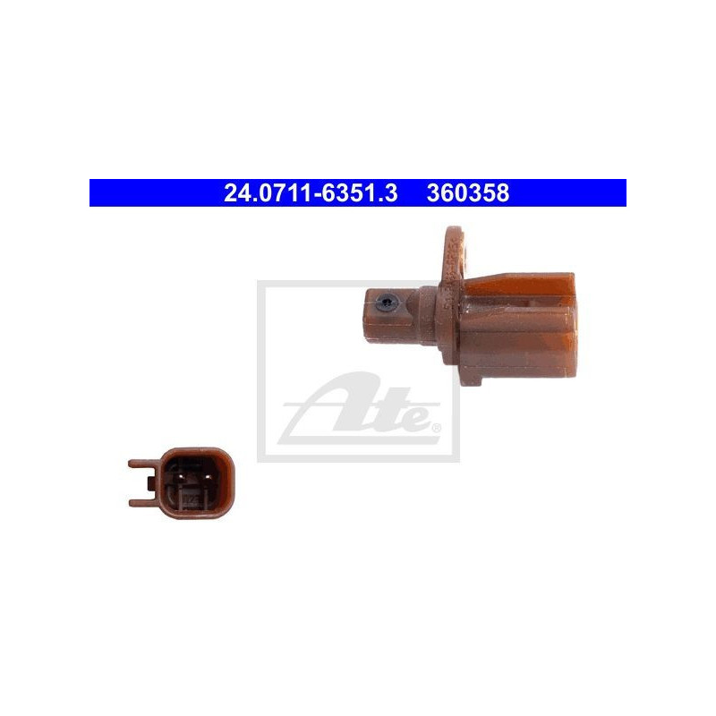 ATE 24.0711-6351.3 ABS Wheel Speed Sensor Rear for Focus V40 C-Max Kuga Transit