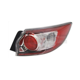 Lampa Tylna Prawa dla Mazda 3 II Hatchback (2008-2011) TYC 11-11583-01-2