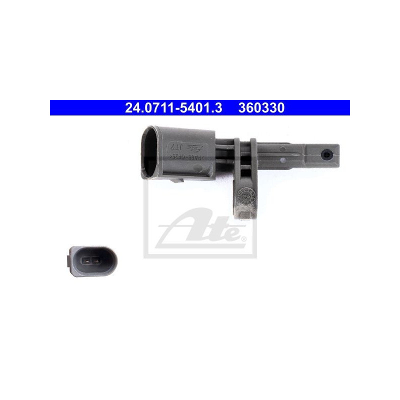 Trasero Izquierda Sensor de ABS para Audi Porsche Seat Skoda Volkswagen ATE 24.0711-5401.3