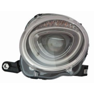 Faro Fanale Anteriore Sinistra Abarth Fiat 500 (2013-presente) DEPO 661-1179LMLDEM7