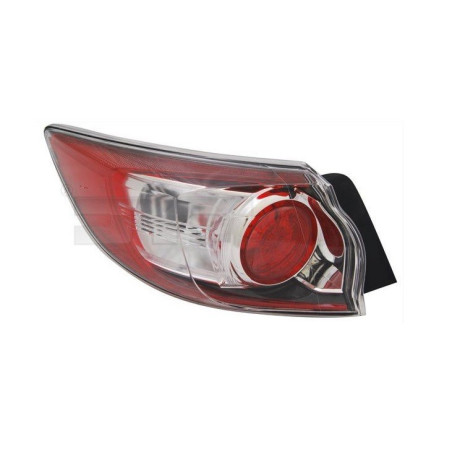 Rear Light Left for Mazda 3 II Hatchback (2008-2011) TYC 11-11584-01-2