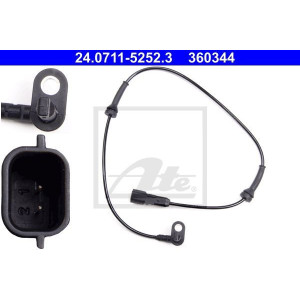 ATE 24.0711-5252.3 ABS Sensor Raddrehzahl Hinten für Renault Master