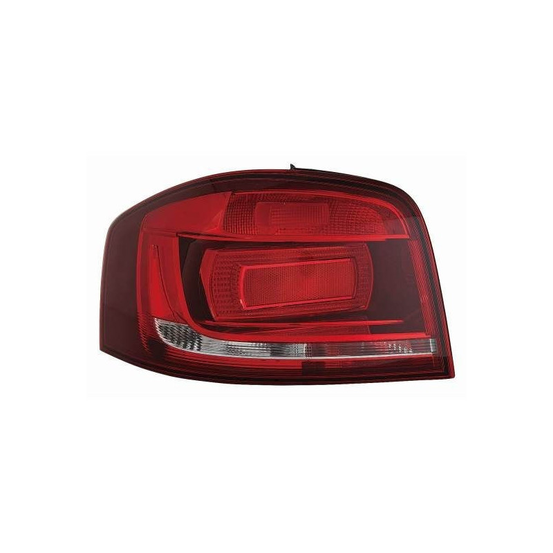 Feu arrière gauche pour Audi A3 II Hayon (2010-2012) DEPO 446-1916L-LD2UE