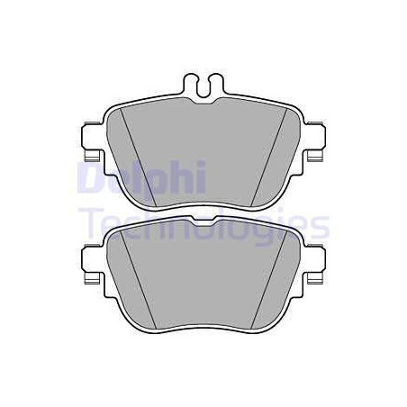 Bremsbeläge Hinten für Mercedes E-Klasse W213 S213 C238 A238 DELPHI LP3262