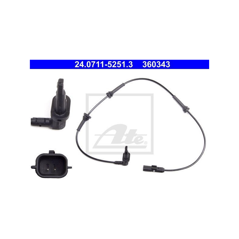 ATE 24.0711-5251.3 Snímač ABS predný pre Renault Master