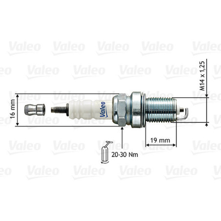 VALEO 246851 Candela accensione per