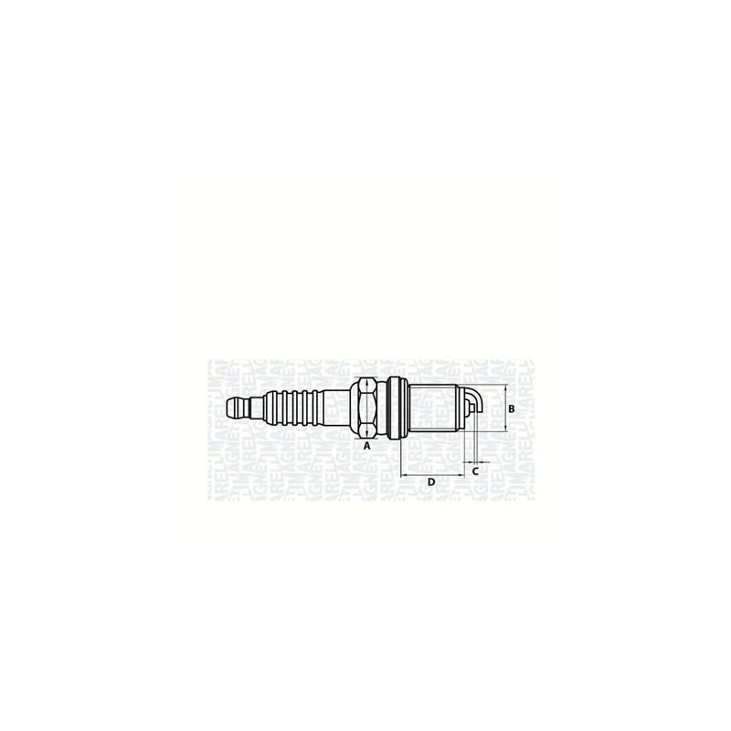 MAGNETI MARELLI 062000776304 Zapaľovacia sviečka pre