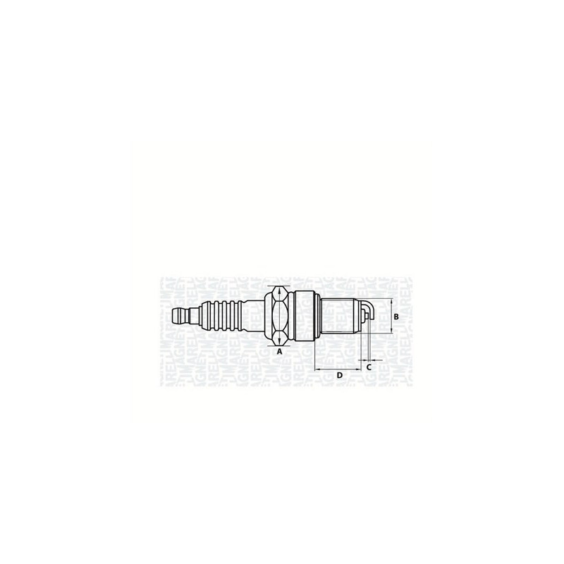 MAGNETI MARELLI 062000770304 Zapaľovacia sviečka pre