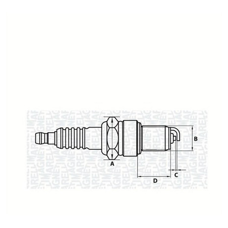 MAGNETI MARELLI 062000770304 Zapalovací svíčka pro