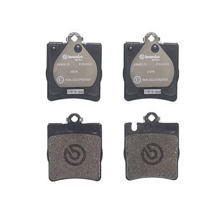 BREMBO P 50 033X Plaquettes de frein arrière pour Mercedes C CLK E SLK CLC S