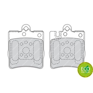 Pastiglie freno Posteriore per Mercedes W203 S203 CL203 W209 W210 R171 FERODO FDB1322