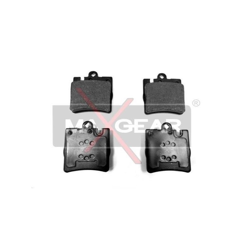 MAXGEAR 19-0410 Brzdové platničky zadné pre W203 S203 CL203 W209 W210 R171