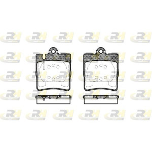 Pastillas de freno Trasero para Mercedes W203 S203 CL203 W209 W210 R171 ROADHOUSE 2709.10