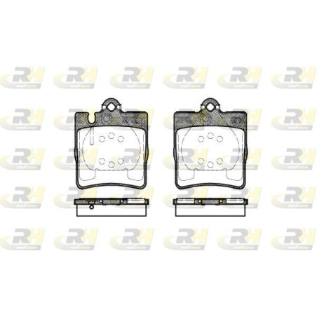 Pastillas de freno Trasero para Mercedes W203 S203 CL203 W209 W210 R171 ROADHOUSE 2709.10