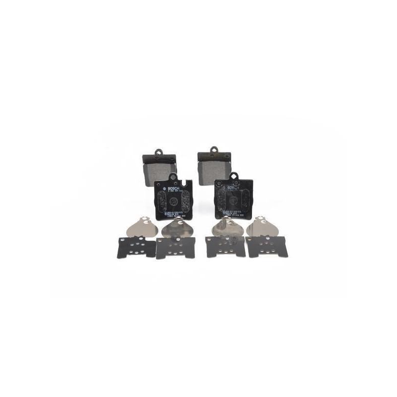 Brzdové platničky Zadné pre Mercedes W203 S203 CL203 W209 W210 R171 BOSCH 0 986 494 022