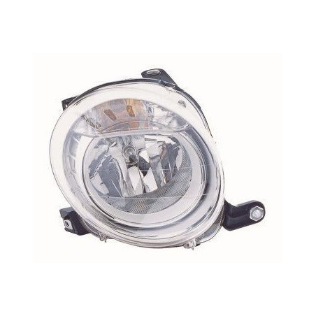 Faro Fanale Anteriore Destra Abarth Fiat 500 (2007-2015) DEPO 661-1155R-LD-EM