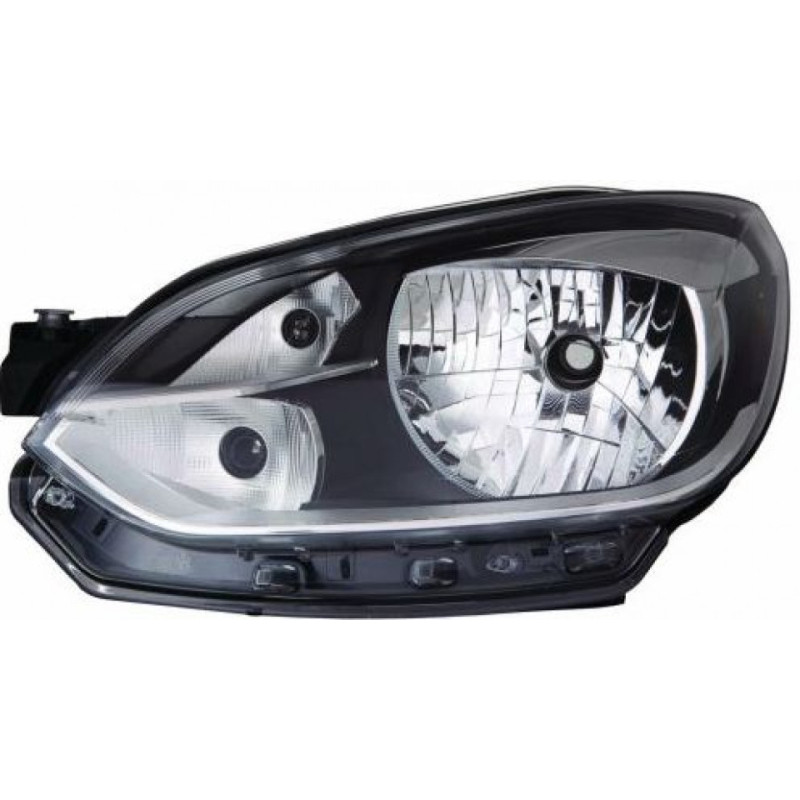 Headlight Left for VW - DEPO 441-11H4L-LDEM1