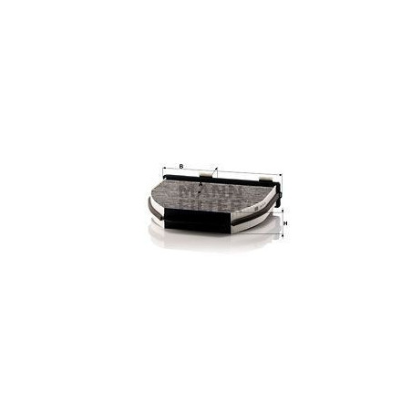 Filtro habitáculo para Mercedes W218 W204 W212 X204 R231 MANN-FILTER CUK 29 005
