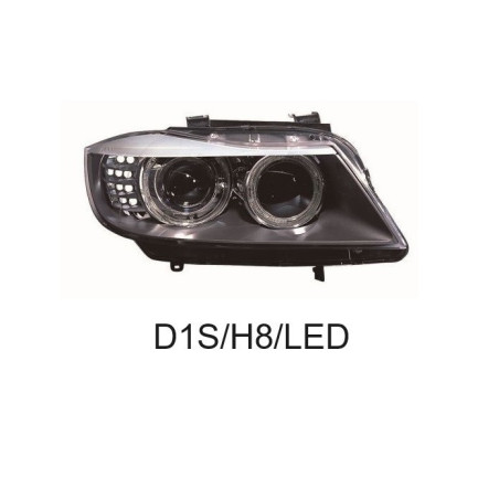 Predné svetlo vpravo pre BMW 3 E90 E91 (2009-2011) - DEPO 444-1167RMLEHM2