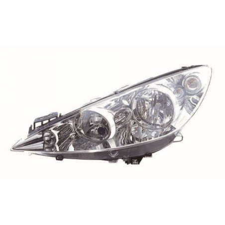 Reflektor lewy dla PEUGEOT - DEPO 550-1144LMLD-EM
