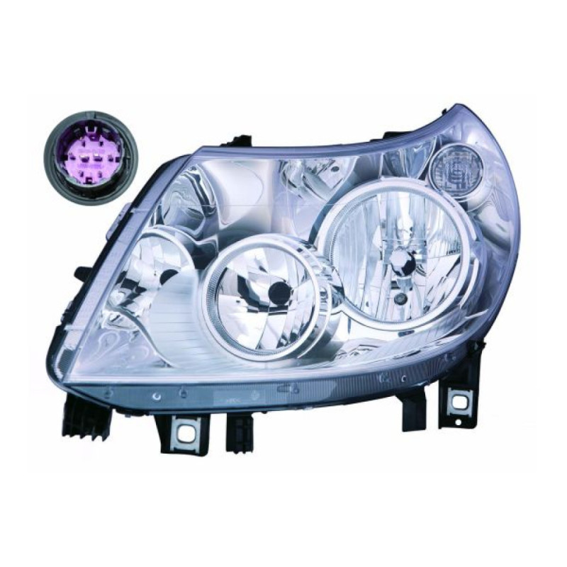 Predné svetlo vlavo pre CITROËN / FIAT / PEUGEOT - DEPO 552-1124LMLDEMN