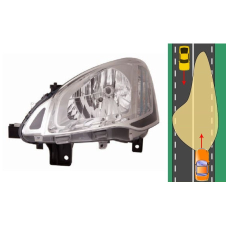 Hauptscheinwerfer Links Citroen Berlingo (2012-2015) DEPO 552-1141LMLD-EM