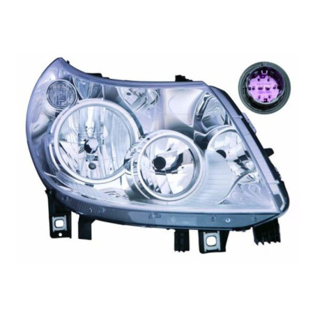 Headlight Right for CITROËN / FIAT / PEUGEOT - DEPO 552-1124RMLDEMN