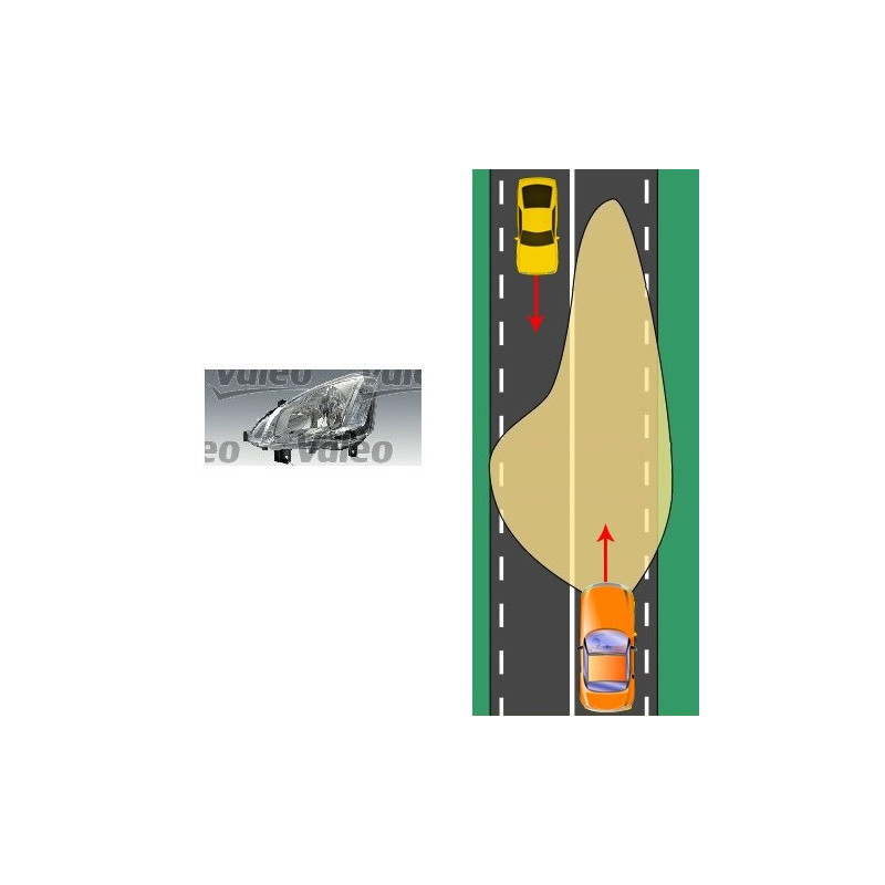 Lampa Przednia Lewa Citroen Berlingo (2012-2015) VALEO 044785