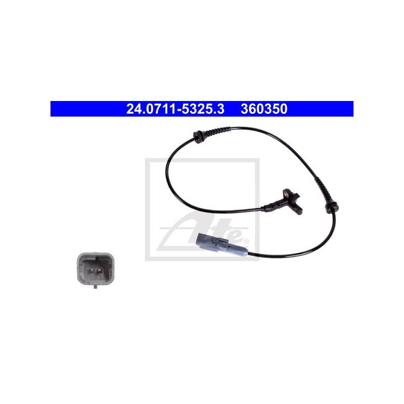 ATE 24.0711-5325.3 Czujnik ABS przód dla C4 307 308 3008 DS DS4 5008 DS5 RCZ