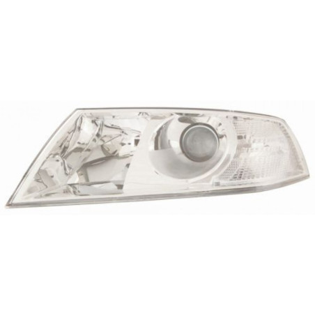 Headlight Left for SKODA - DEPO 665-1111L-LD-EM
