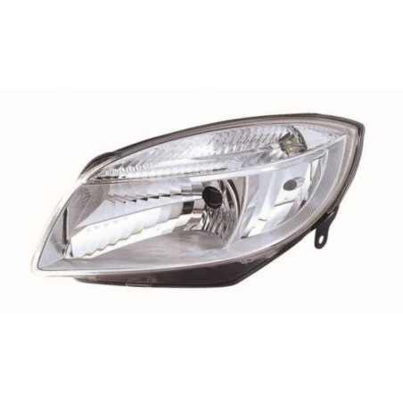 Reflektor lewy dla SKODA - DEPO 665-1114L-LD-EM