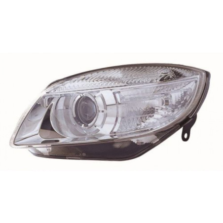 Headlight Left for SKODA - DEPO 665-1115L-LD-EM