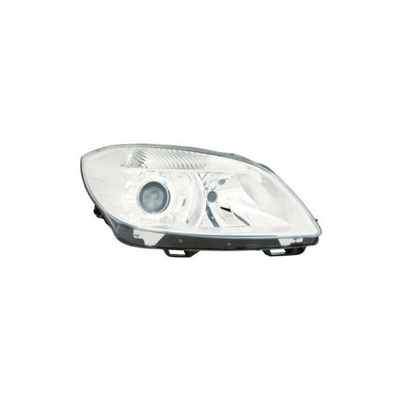 Headlight Right for SKODA - DEPO 665-1121RMLD-EM