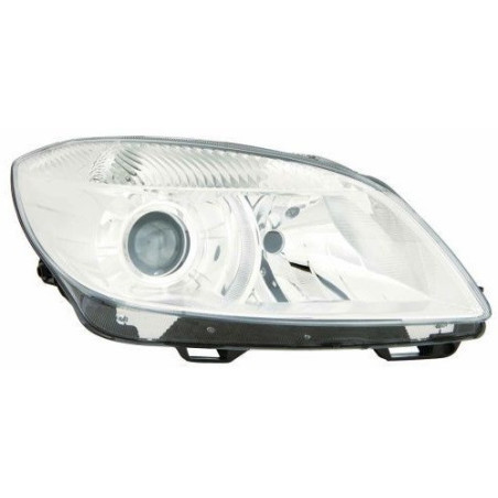 Headlight Right for SKODA - DEPO 665-1121RMLD-EM