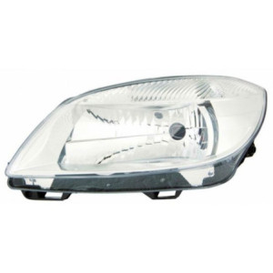 Headlight Left for SKODA - DEPO 665-1122LMLD-EM