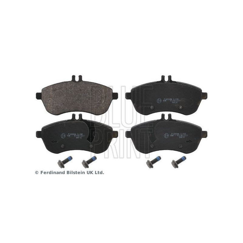 Brake Pads Set Front for Mercedes W204 S204 C204 W212 S212 C207 A207 R172 BLUE PRINT ADU174206