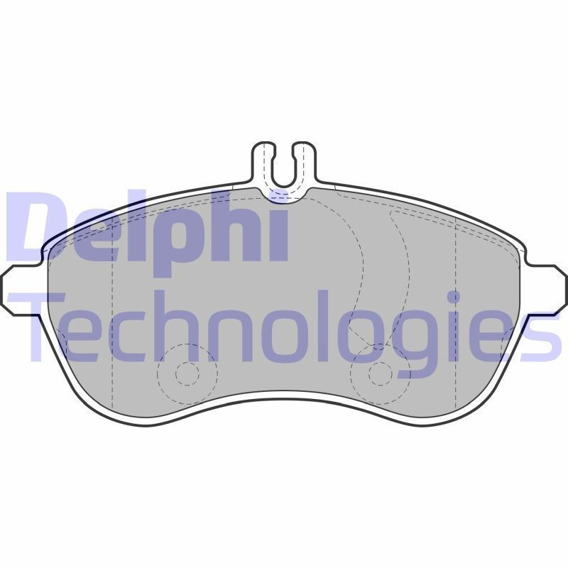 Pastiglie freno Anteriore per Mercedes W204 S204 C204 W212 S212 C207 A207 R172 DELPHI LP2028