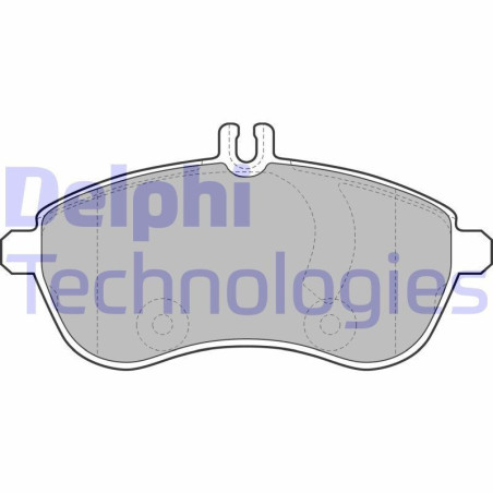 Plaquettes de frein Avant pour Mercedes W204 S204 C204 W212 S212 C207 A207 R172 DELPHI LP2028
