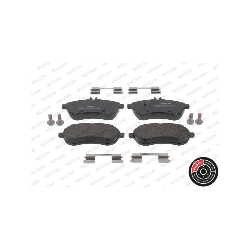 Pastillas de freno Delantero para Mercedes W204 S204 C204 W212 S212 C207 A207 R172 FERODO FDB1978
