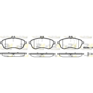 Pastiglie freno Anteriore per Mercedes W204 S204 C204 W212 S212 C207 A207 R172 ROADHOUSE 21301.00