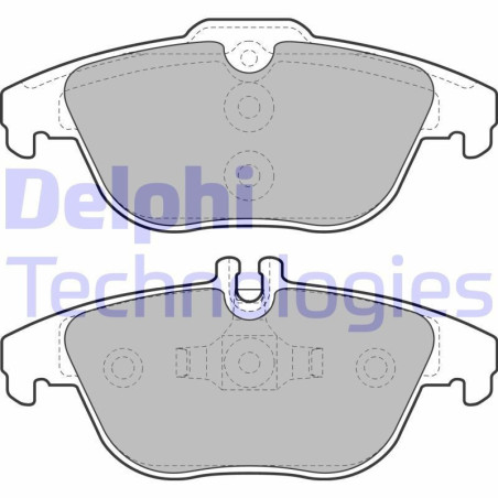 Brake Pads Set Rear for Mercedes W204 S204 C204 C207 A207 X204 DELPHI LP2029