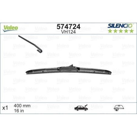 FRONT Left Pióro wycieraczki for KIA VALEO 574734