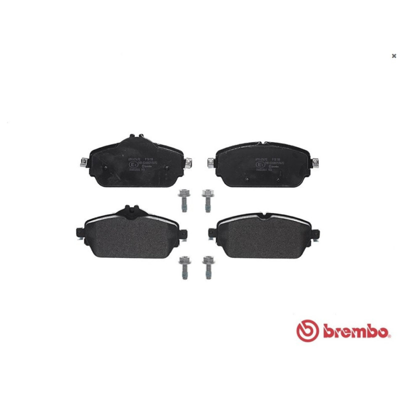 BREMBO P 50 119 Brzdové platničky predné pre Mercedes C E GLA