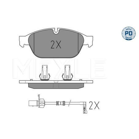 MEYLE 025 261 5820/PD Plaquettes de frein avant pour Audi A6 A7 A8