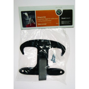 Kofferraum Falthaken Kleiderbügel für Einkaufstasche Gepäck Skoda Simply Clever